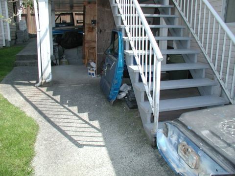 1985 Ford Bronco - The old door.