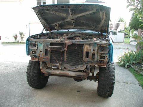 1985 Ford Bronco - By the time I stopped for the day, here is what I was left with.