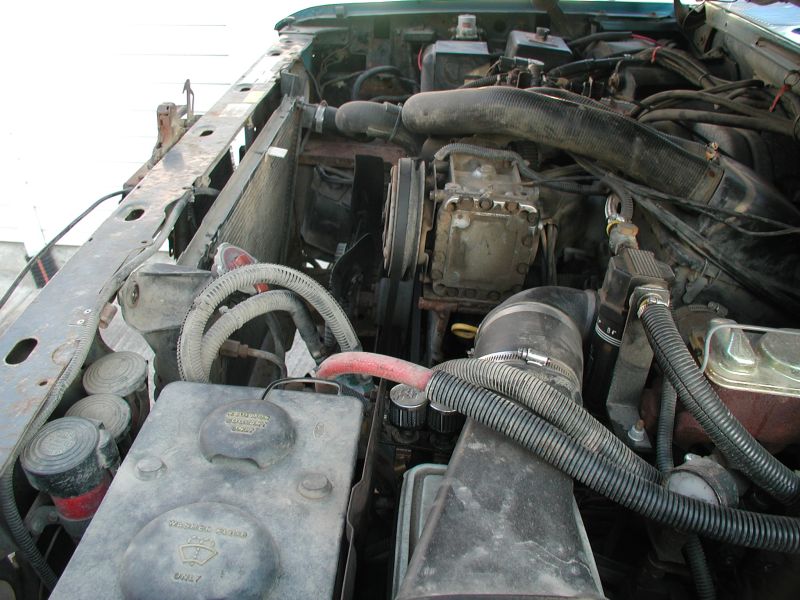 Any cables and hoses got pulled back.