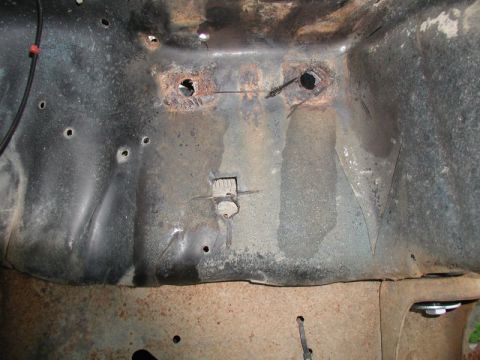 1985 Ford Bronco - I had to grind it all away.