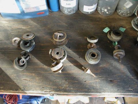 1985 Ford Bronco - All the old mounts from the right side.