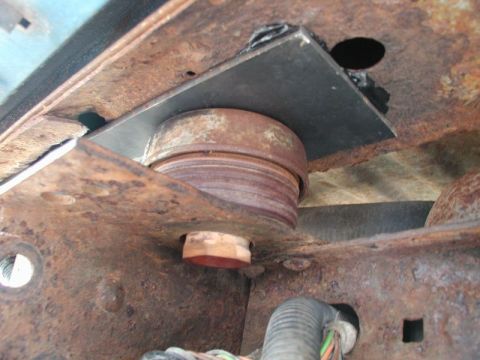 1985 Ford Bronco - Left side with quick repair.