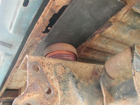 1985 Ford Bronco - Right side with quick repair.
