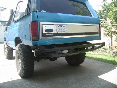 1985 Ford Bronco - Relocated the back-up lights.