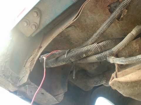 1985 Ford Bronco - Close up of the left rear fender.