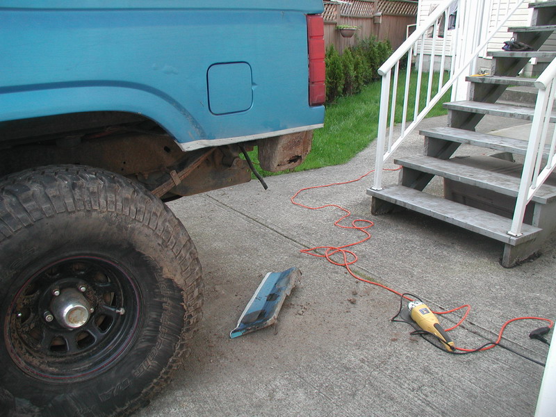 Left fender, after trimming.