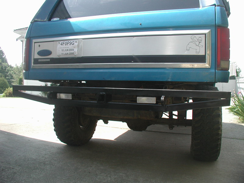 Bumper finished and re-installed.
