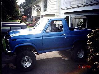 1985 Ford Bronco - After the first day of re-assembly.