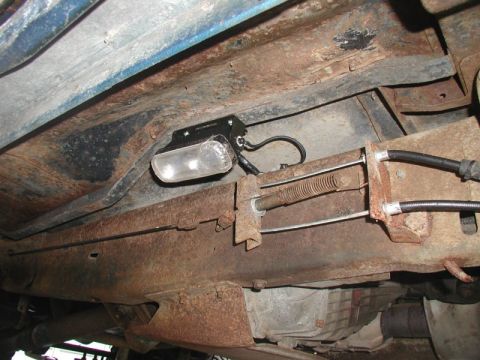 1985 Ford Bronco - Piaa P-3000, with only one bulb (left side).