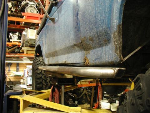 1985 Ford Bronco - Test fitting the left side.