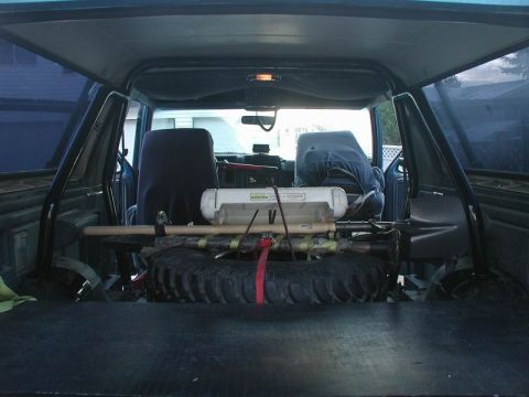 1985 Ford Bronco - Dry fit in the truck.