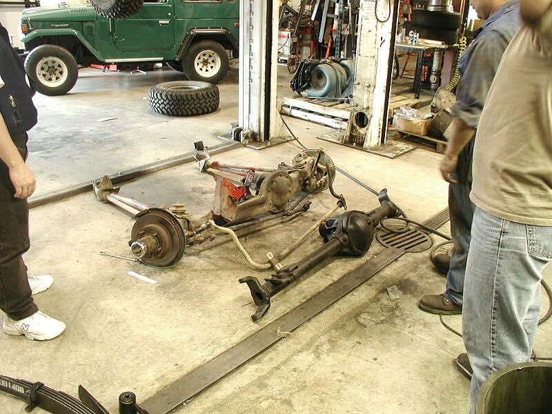 The TTB out and the straight D44 waiting to go in.