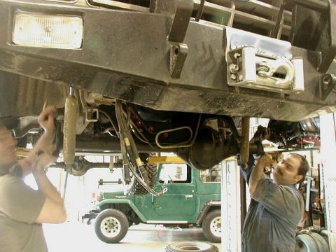 1985 Ford Bronco - The new suspension. Hope it holds up!