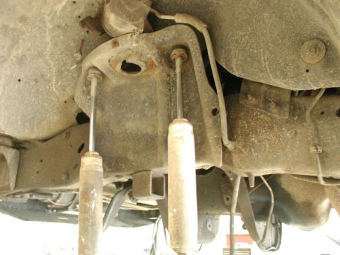 1985 Ford Bronco - Close up of the coil bucket.