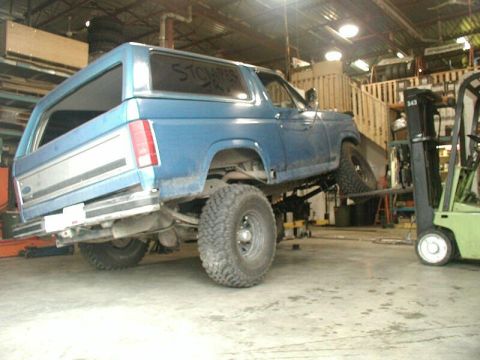 1985 Ford Bronco - Rear is fine too.