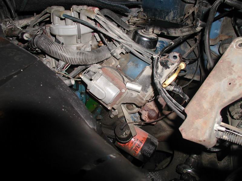 Motor mostly back together. Stock P/S removed.