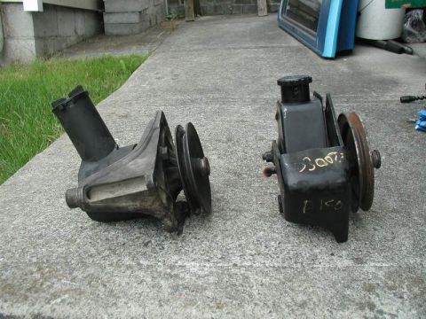 1985 Ford Bronco - left - Ford pump right - Saginaw pump