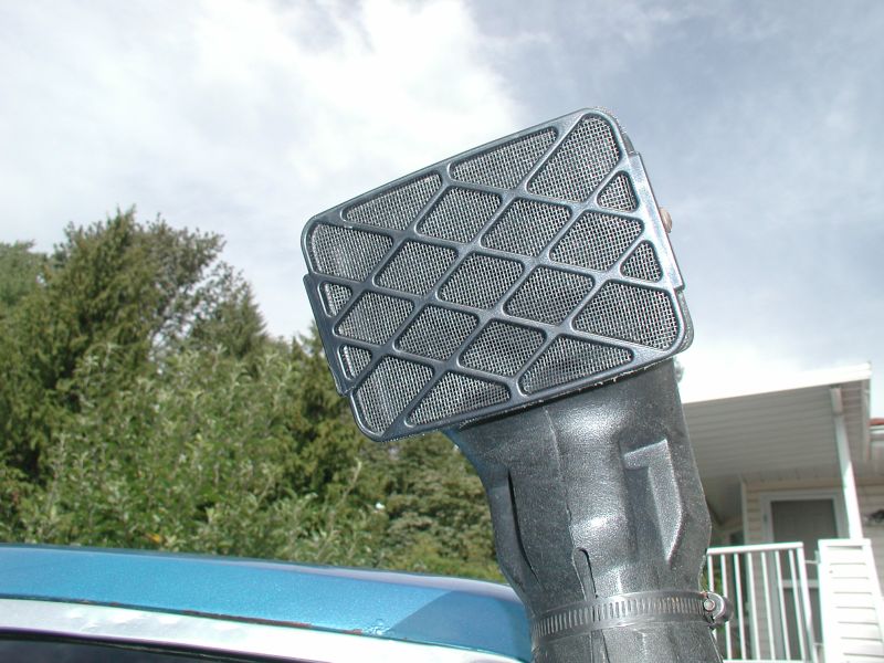 I put some screen material behind it as I was getting a lot of large debris in the airbox.