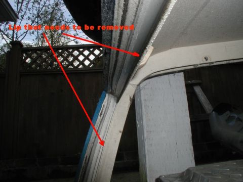 1985 Ford Bronco - The "winter" top that I got when I painted the truck has finally broken, so while I was cutting it up, I took some pictures of the lips tha…