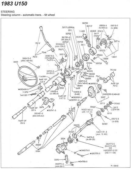 1985 Ford Bronco - First, here are a few breakdown pictures so you get an idea of what is going on inside the column.