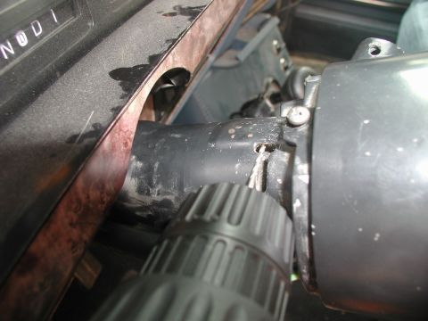 1985 Ford Bronco - I drilled a small pilot hole in the actuator.