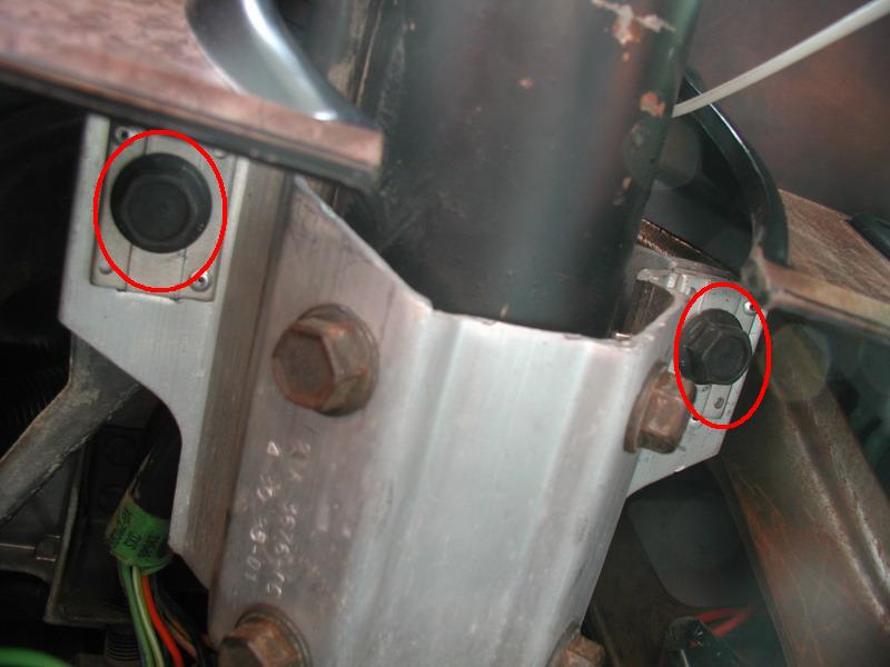 Tighten the two bolts.