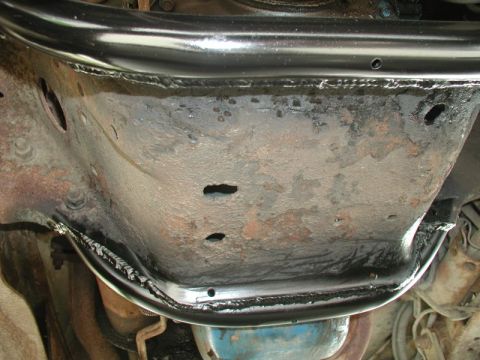 1985 Ford Bronco - Got the truck back from the shop; the cracks are all welded and re-enforced.