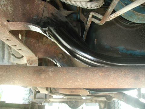 1985 Ford Bronco - Got the truck back from the shop; the cracks are all welded and re-enforced.