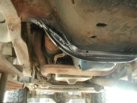 1985 Ford Bronco - Got the truck back from the shop; the cracks are all welded and re-enforced.
