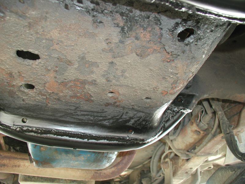 Got the truck back from the shop; the cracks are all welded and re-enforced.