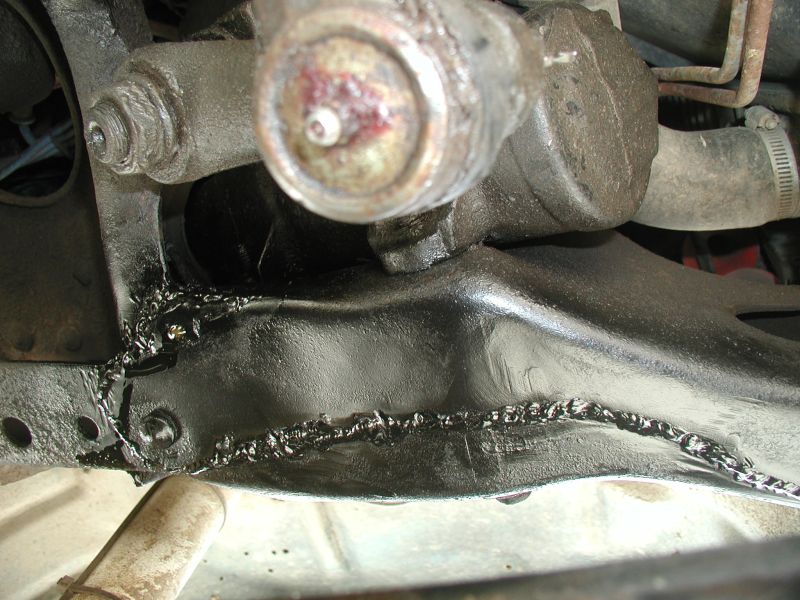 Got the truck back from the shop; the cracks are all welded and re-enforced.