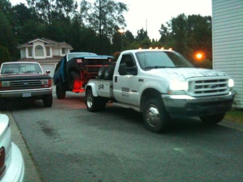 1985 Ford Bronco - The new owner sent his guy to pick up Blue tonight. I didn't have time to grab my camera, so iPhone pictures will have to do.