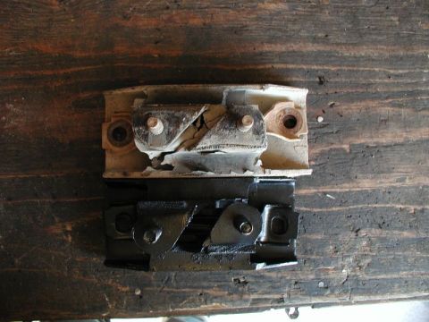 1985 Ford Bronco - Ford #E5TZ-6068-L on top, Anchor #2448 below.
