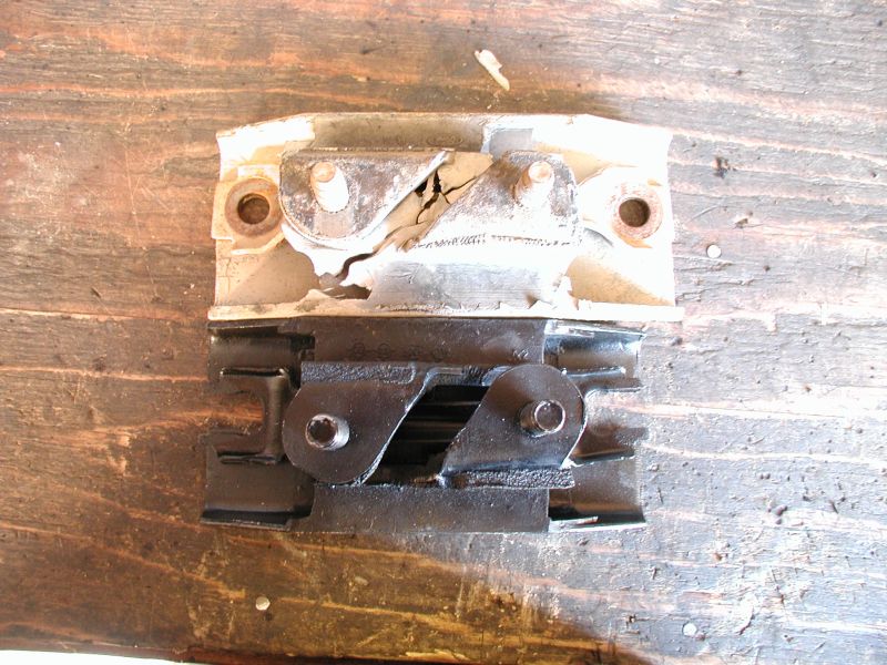I decided to cut open the mounting holes so I could use the Anchor mount until the Ford one arrives, which is 2 weeks away.
