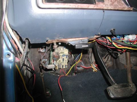 1985 Ford Bronco - I completely removed the foot pedal.