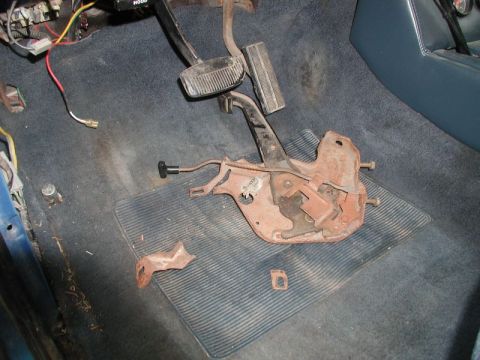 1985 Ford Bronco - These two pieces broke off the pedal mechanism too.