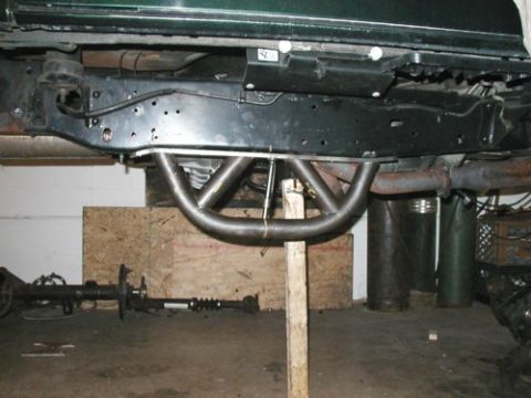 1994 Ford Bronco - Beginning of new center crossmember