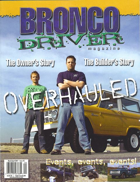 1985 Ford Bronco - March 2007 (Issue 26), Bronco Driver Magazine's "On The Trail", page 53: