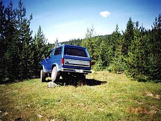 1985 Ford Bronco - Still practicing.