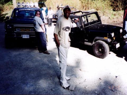 1985 Ford Bronco - My co-pilot, Carlos.