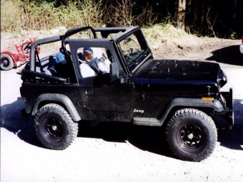 1985 Ford Bronco - Ed's girlfriend, Jenine.