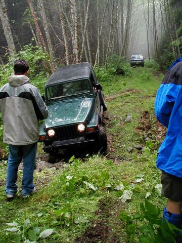1985 Ford Bronco - John makes it through no problem.