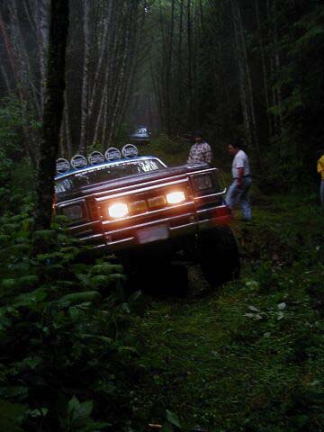 1985 Ford Bronco - And we crawl right out.