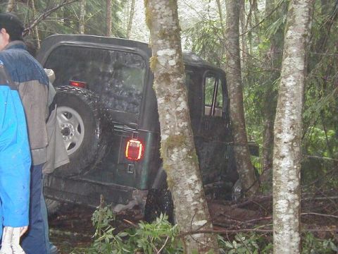 1985 Ford Bronco - I think we need a winch.