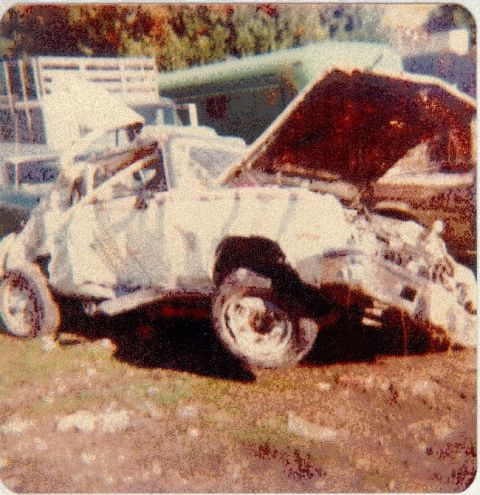 1996 Ford Bronco - '74 Chevy Nova Spirit of America Custom after taking out 2 trees and flip -n- roll at 115 MPH.