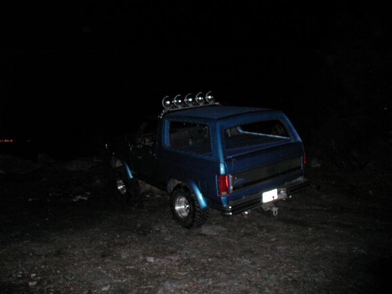 Me driving up the other rock.