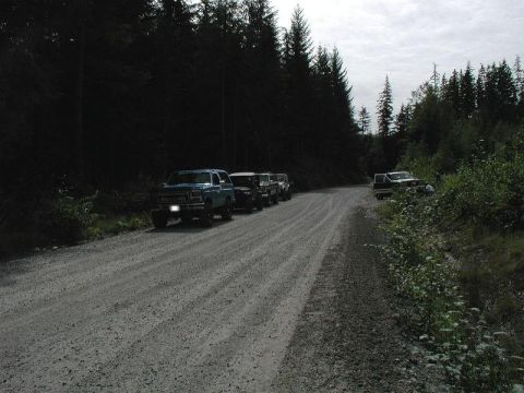 1985 Ford Bronco - We stop to air down.