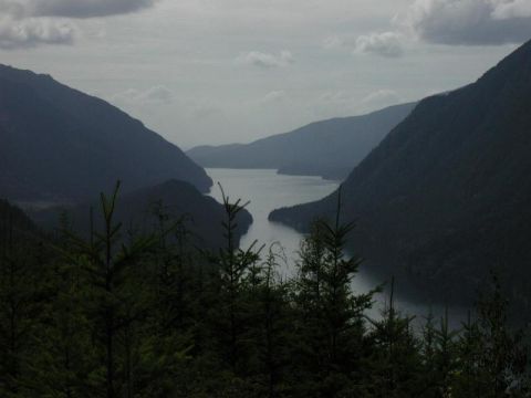 1985 Ford Bronco - From the lookout; looking South at Alouette Lake.