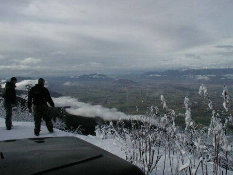 1985 Ford Bronco - Luckily we caught a break in the weather and the view was beautiful. This shot is looking South West.
