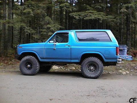 1985 Ford Bronco - My Bronco, Blue.